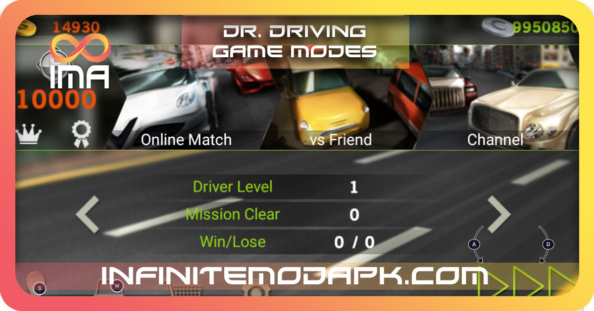 Game modes dr driving image