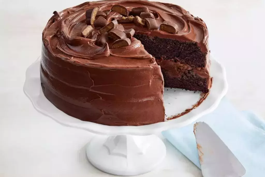 Chocolate Candy Bar Layer Cake